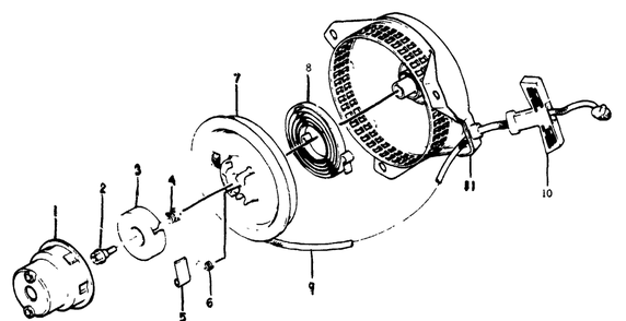 Part Location Diagram of 23465188 Generac REEL, RECOIL